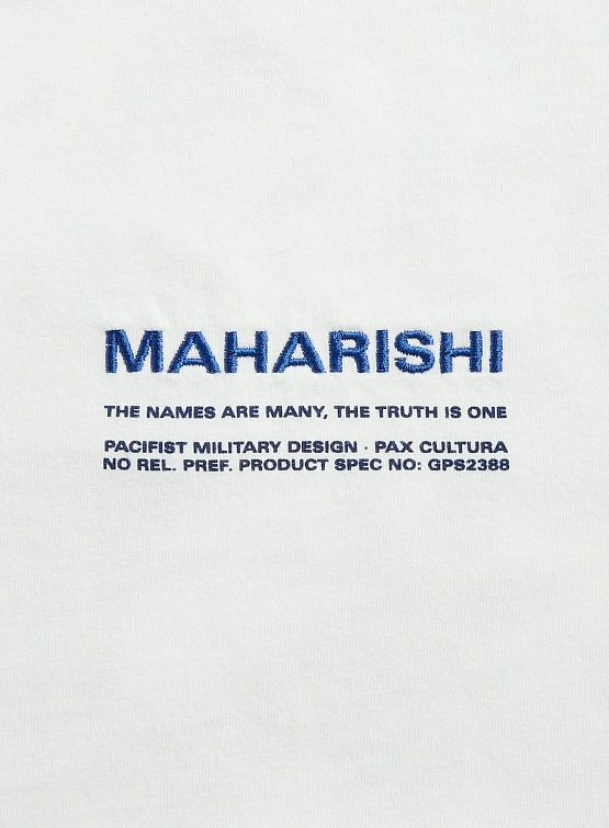 Футболка MAHARISHI 1453 Less Dangerous White