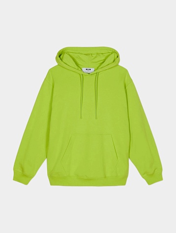 Худи MSGM Maxilogo Lime Green