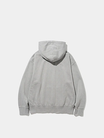 Худи Uniform Bridge Basic Dyeing Sweat Hood Pigment Grey