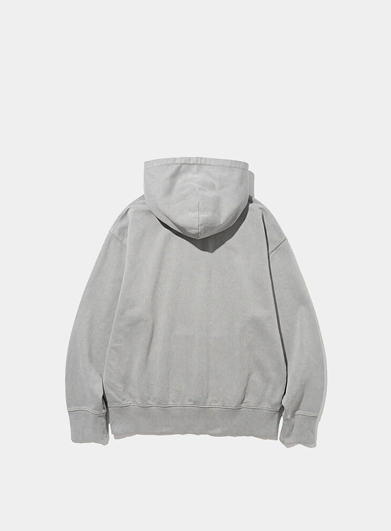 Худи Uniform Bridge Basic Dyeing Sweat Hood Pigment Grey