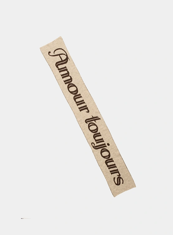 Шарф Carne Bollente Amour Toujours Beige