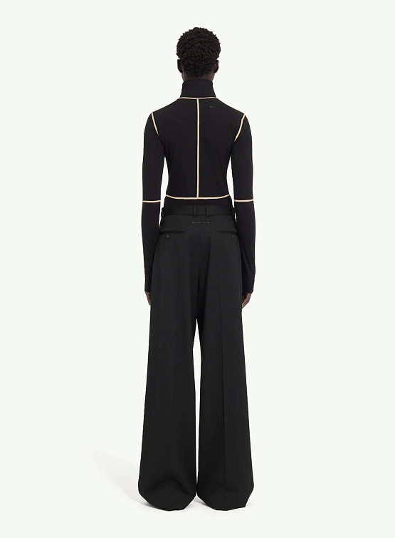 Женский бадлон MM6 Maison Margiela Contrast Black