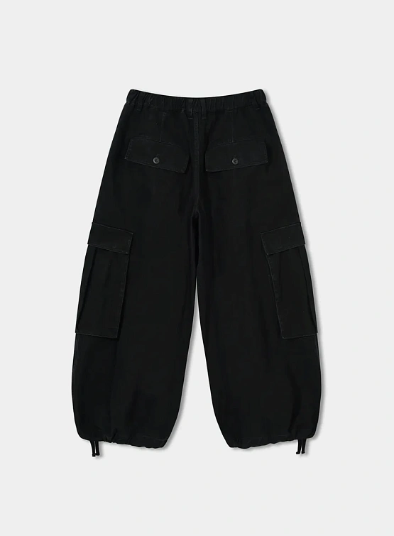 Брюки ANGLAN Twill Cargo Balloon Black