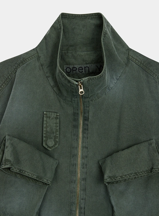 Женская куртка OPEN YY Cargo Pocket Field Jacket Khaki