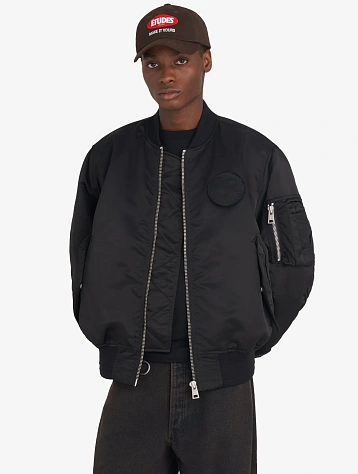 Бомбер Études Nylon Bomber Jacket Black