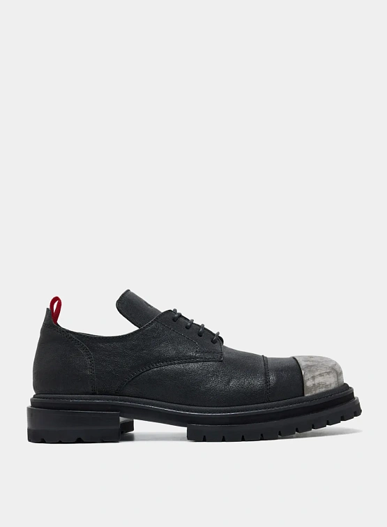 Дерби 424 Derby Washed Leather Black