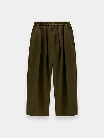 Брюки Maison Margiela Pleated Drawstring Khaki