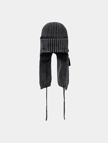 Шапка AJOBYAJO Washed Knit Trooper Charcoal