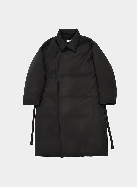 Пуховик AMOMENTO Down Puffer Long Coat Black