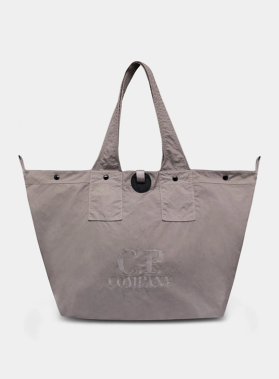 Тоут C.P. Company Twill Left Hand Logo Vintage Khaki