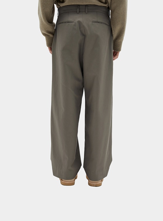 Брюки BROWNYARD Wide Chino Pants Dark Beige