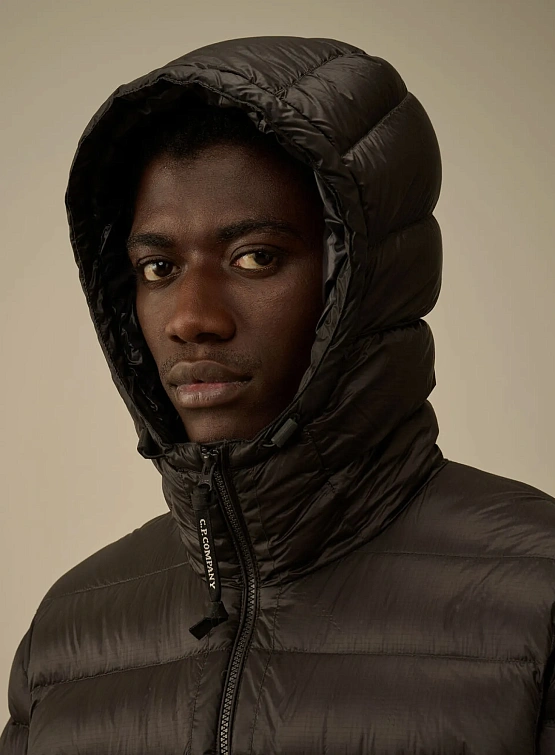 Пуховик C.P. Company D.D. Shell Hooded Down Black