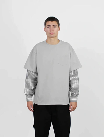 Лонгслив lorenz OX Layered Sleeve Grey