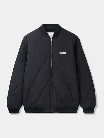 Бомбер Butter Goods Frenzy Work Jacket Black