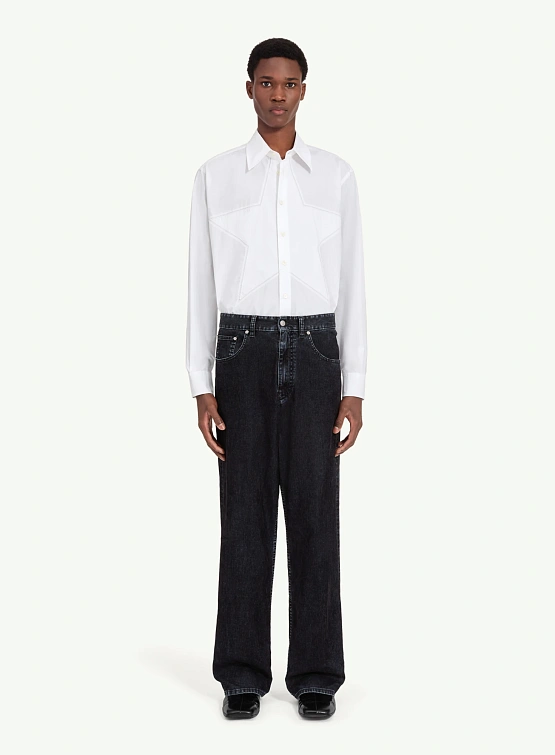 Джинсы MM6 Maison Margiela 5 Pocket Black