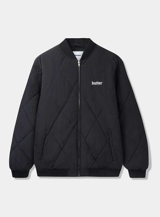 Бомбер Butter Goods Frenzy Work Jacket Black