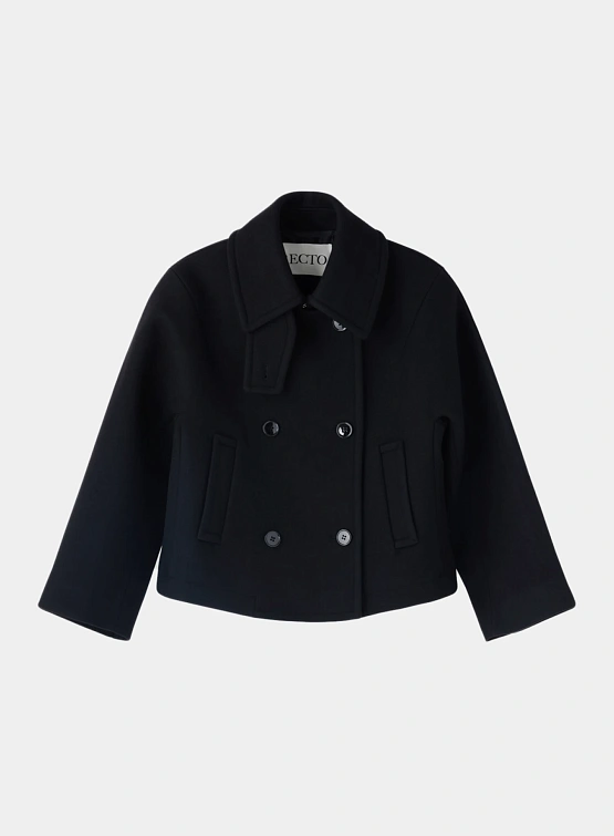 Женское полупальто Recto Primary Wool Short Pea Black