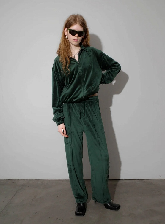 Брюки Jungles Jungles I Tried Velour Pant Green