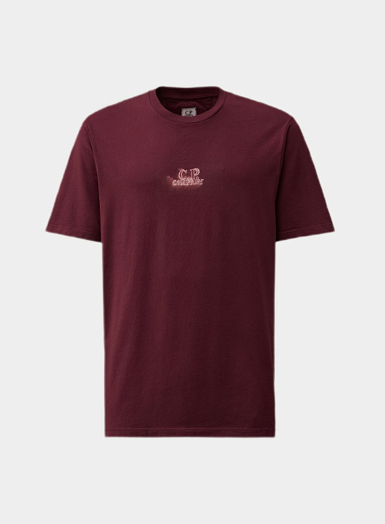 Футболка C.P. Company 24/1 Jersey Pencil Effect Potent Purple