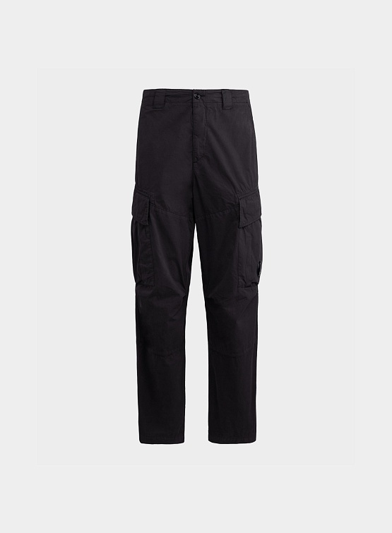 Брюки C.P. Company Microreps Loose Cargo Black