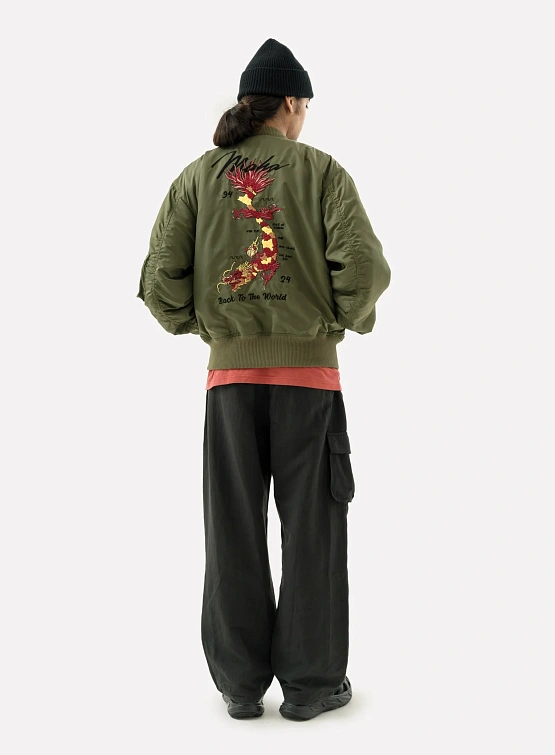 Бомбер MAHARISHI 5247 Tour Dragon Map MA1 Olive