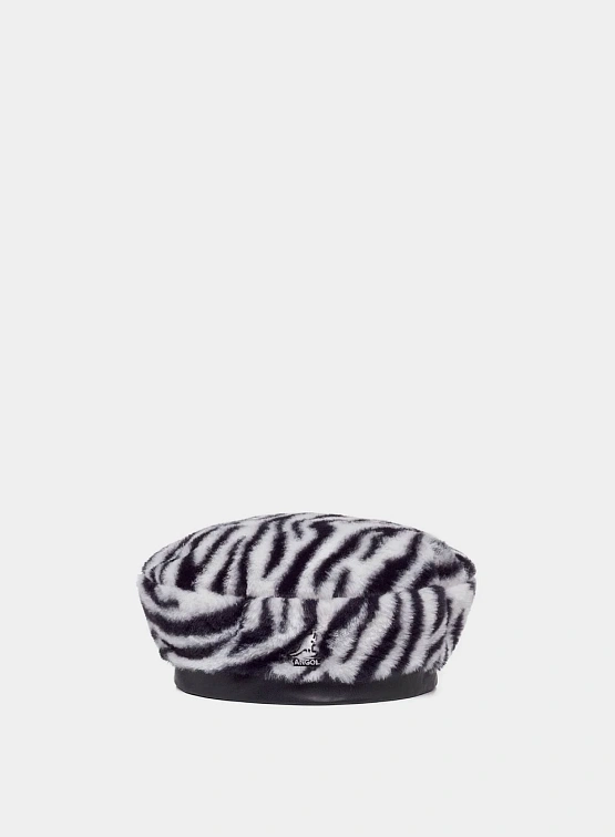 Берет Kangol Faux Fur Beret White Zebra