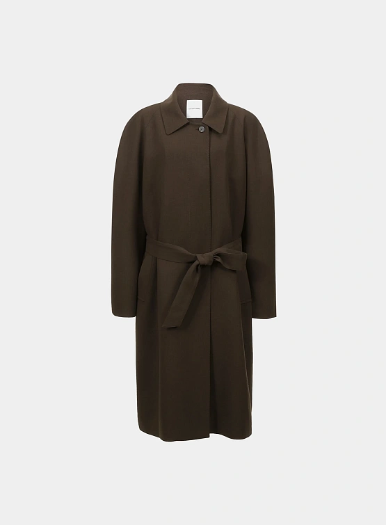 Женское пальто LE17SEPTEMBRE Belted Coat Brown