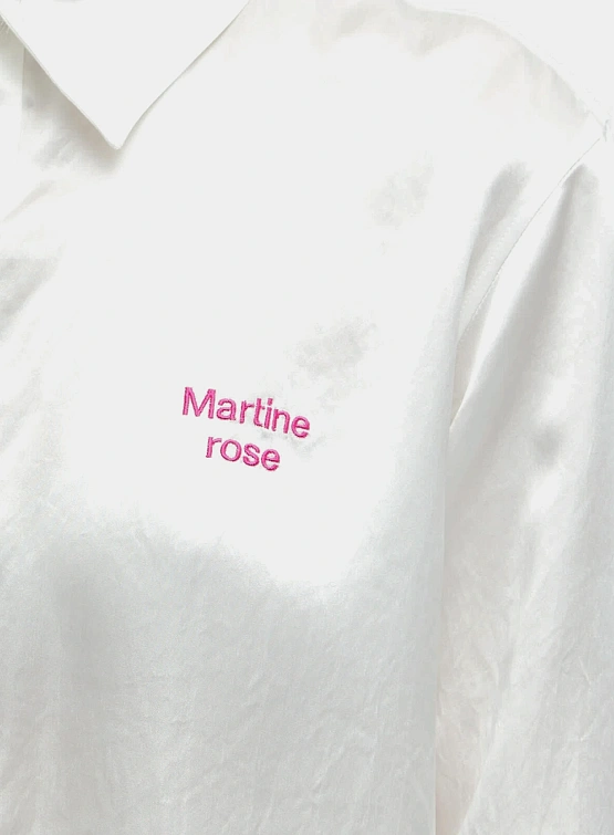 Рубашка Martine Rose Classic Shirt Off White