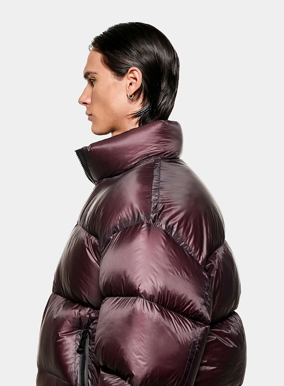 Пуховик MKI MIYUKI ZOKU Translucent Funnel Neck Bubble Raisin