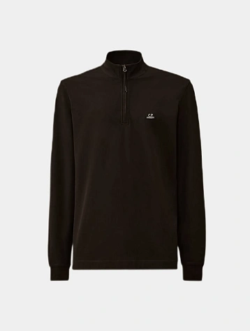 Халф-зип C.P. Company Stretch Piquet Half Zip Black