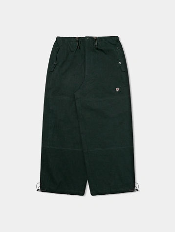 Брюки ANGLAN Advance Wappen String Panel Pants Forest Green