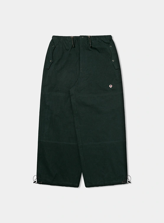 Брюки ANGLAN Advance Wappen String Panel Pants Forest Green