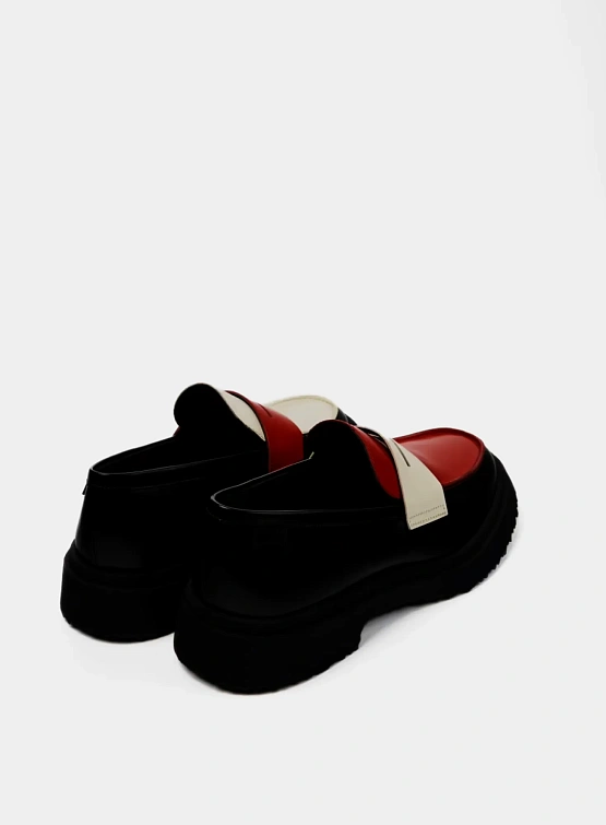 Лоферы Camper Twins Multicolor Nautical Red