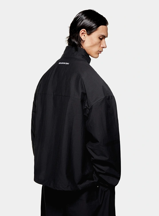 Ветровка MKI MIYUKI ZOKU Washed Cotton Nylon Track Black