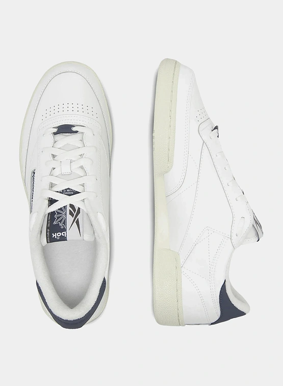 Кеды Reebok Club C 85 White/Navy