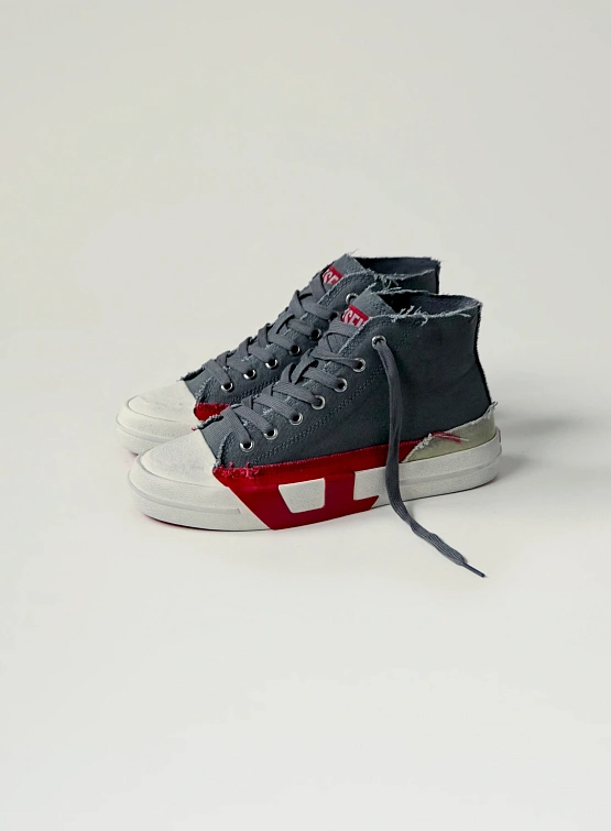 Кеды Diesel S-D-Verse Mid Grey/Red