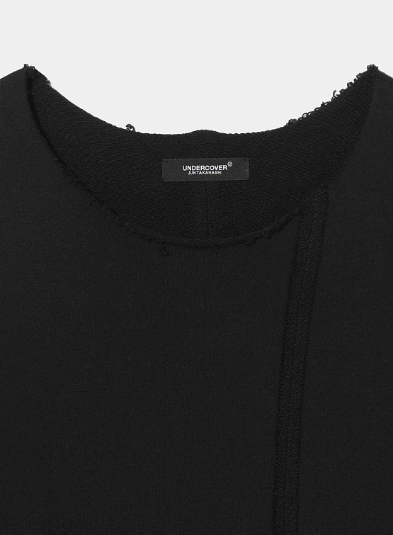 Пуловер UNDERCOVER Cotton Bonded Seam Black