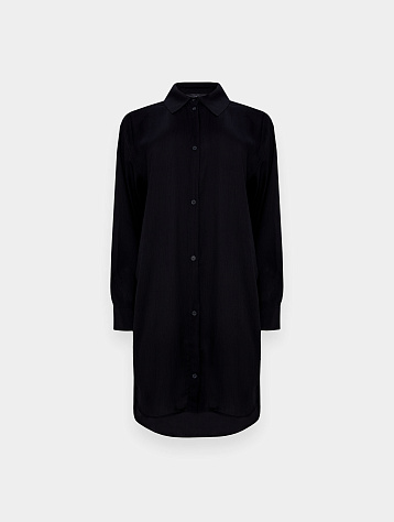 Женская рубашка Han Kjøbenhavn Fluid Long Shirt Black