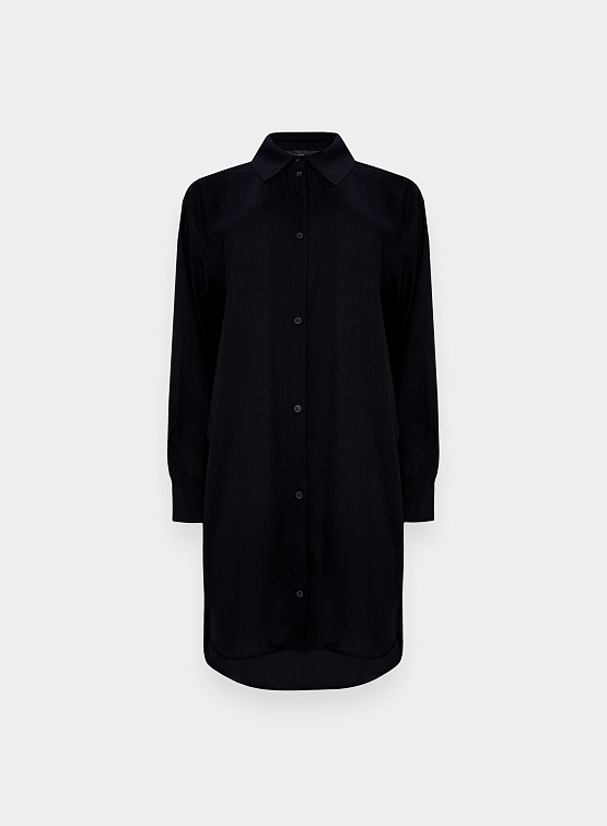 Женская рубашка Han Kjøbenhavn Fluid Long Shirt Black