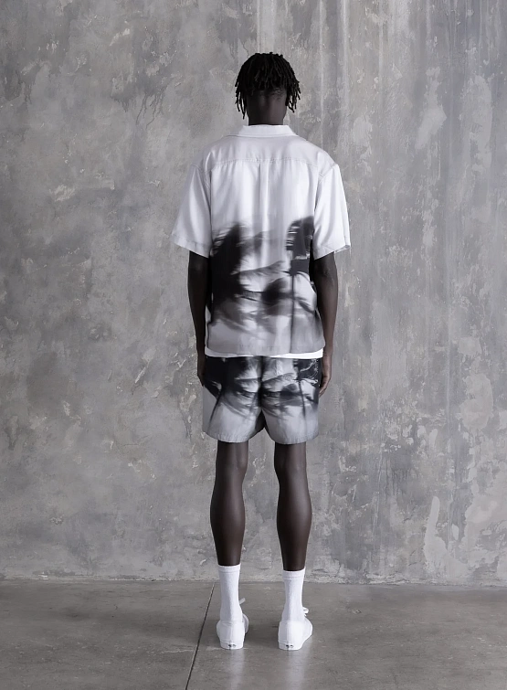 Рубашка Stampd Palms in Motion Camp Collar