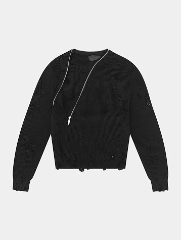 Свитер HELIOT EMIL Convex Distressed Knit Black