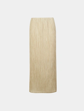 Женская юбка LE17SEPTEMBRE Pleated Midi Skirt Beige