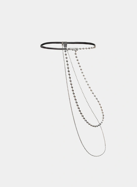 Ремень PUBLISHED BY Harness Belt Black and Silver