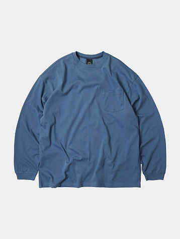 Лонгслив FrizmWORKS Oversized Pocket Tee Blue