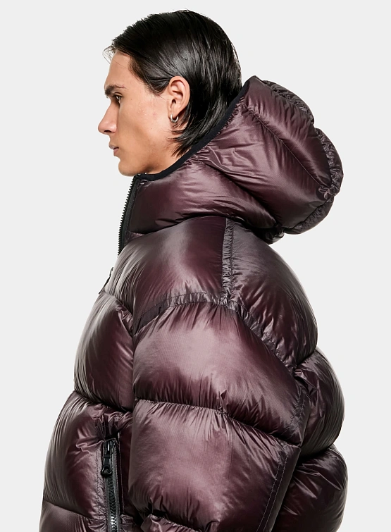 Пуховик MKI MIYUKI ZOKU Translucent Hooded Bubble Raisin