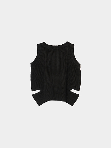Женский топ TheOpen Product Cut-Out Knit Cape Black