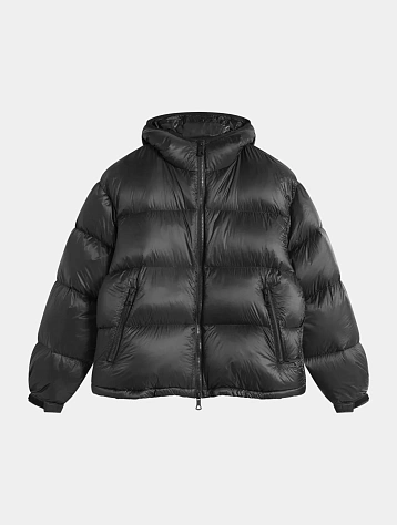 Пуховик MKI MIYUKI ZOKU Translucent Hooded Bubble Black