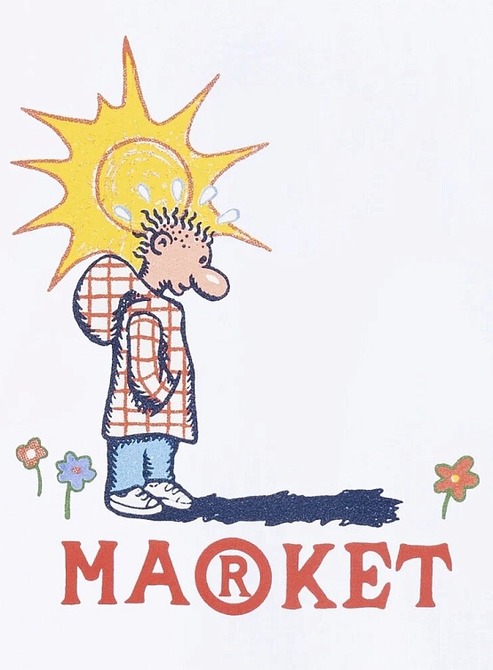 Футболка MARKET Shadow Work T-Shirt White