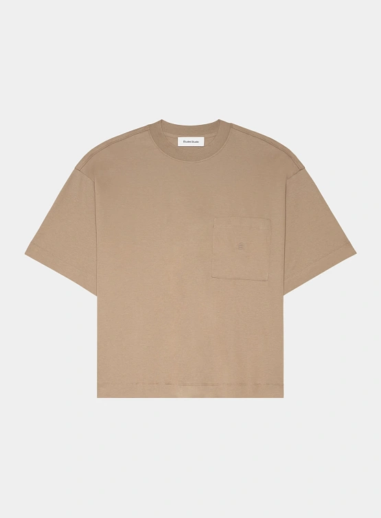 Футболка Études Oversized Pocket É Beige