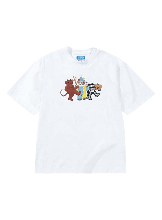 Футболка MARKET Tricky Bears T-Shirt White